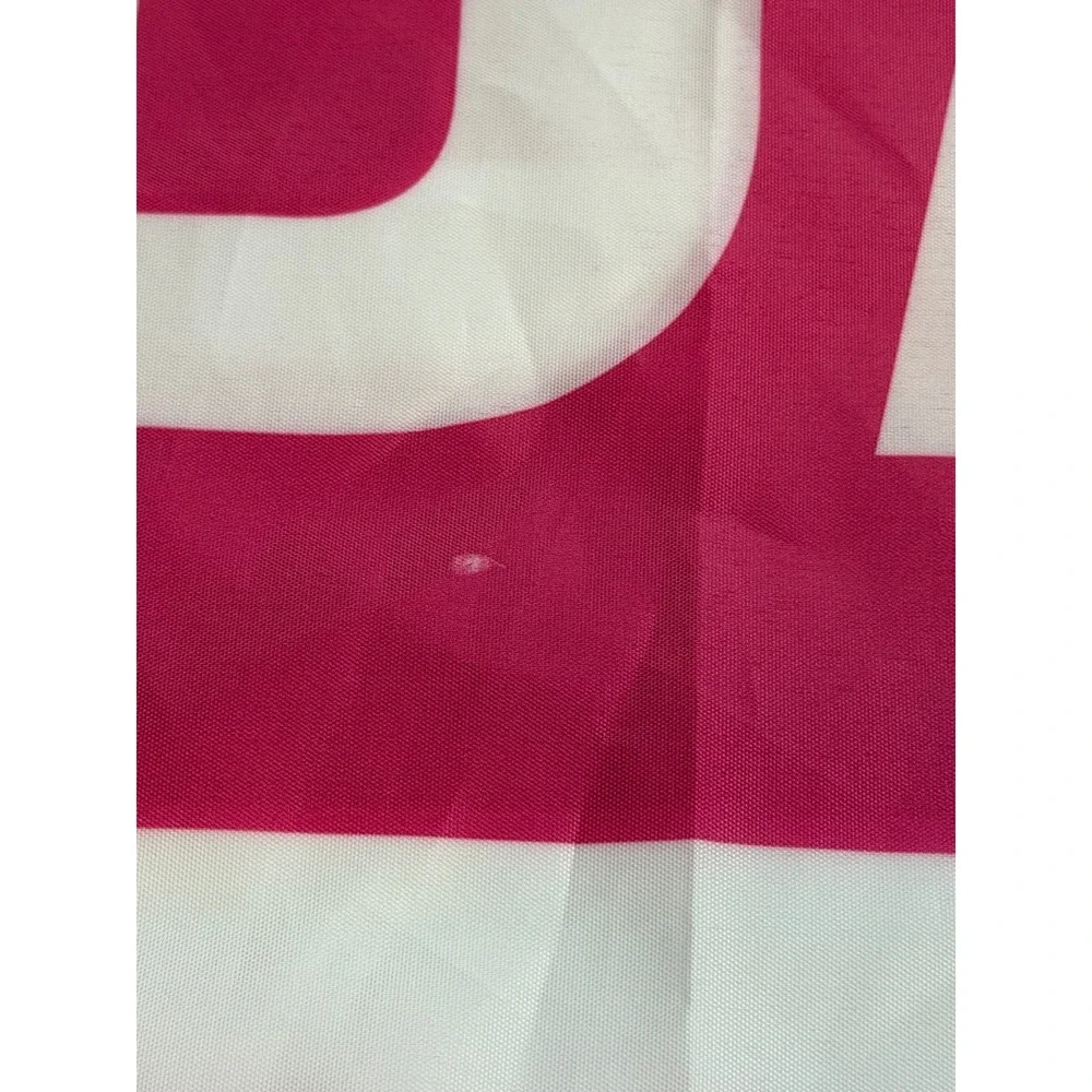 Title: Saturdays Are For The Girls Pink White Banner Flag Grommets 3x5